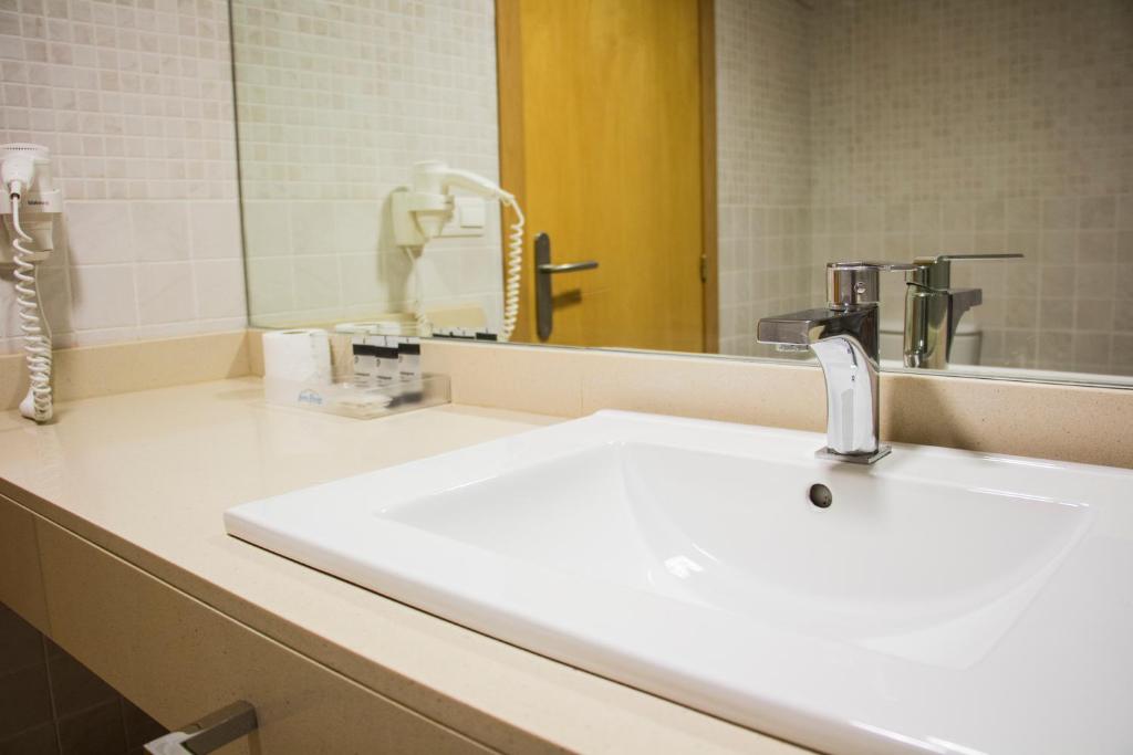 Koupelna v ubytování Apartamentos Plaza Picasso