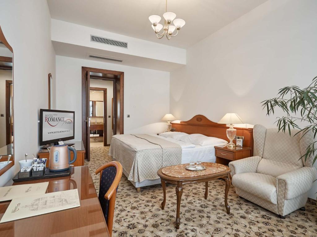 Istumisnurk majutusasutuses Hotel Romance