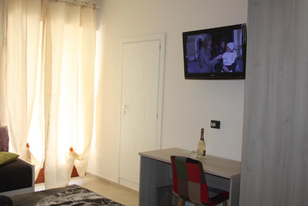 TV a/nebo společenská místnost v ubytování B&B Epipoli