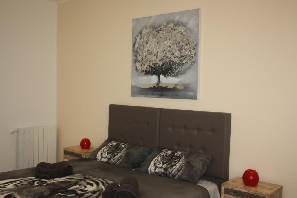 Postel nebo postele na pokoji v ubytování B&B Epipoli