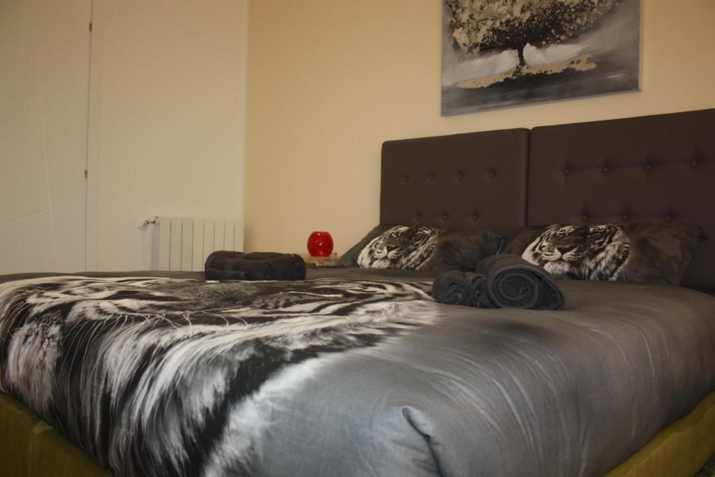 Postel nebo postele na pokoji v ubytování B&B Epipoli
