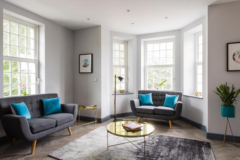 Posezení v ubytování Farnborough Boutique by Viridian Apartments