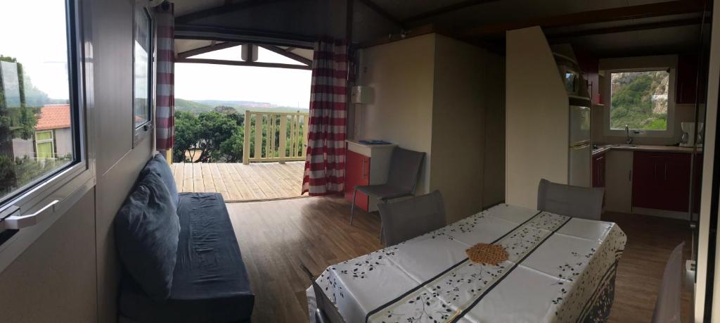 Posezení v ubytování Camping Trinité