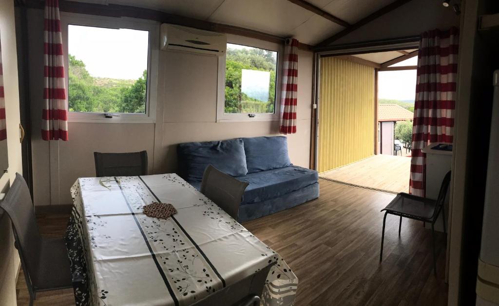 Posezení v ubytování Camping Trinité