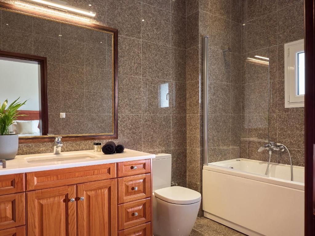 Koupelna v ubytování Mont Bleu Luxury Villa