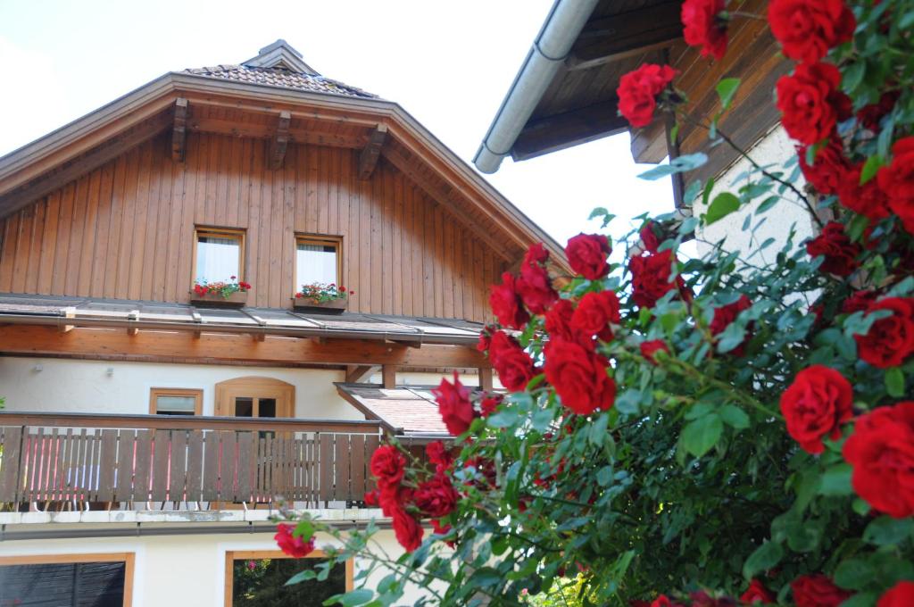 Balkón nebo terasa v ubytování Gästehaus Brugger