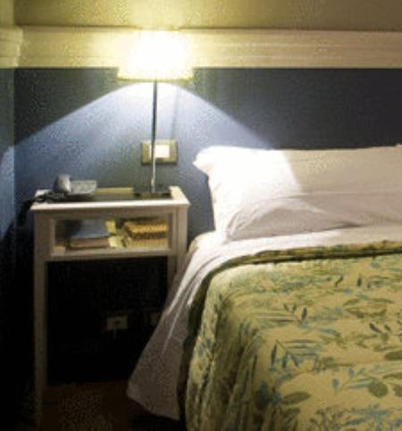 Postel nebo postele na pokoji v ubytování Hotel Colombo Genova