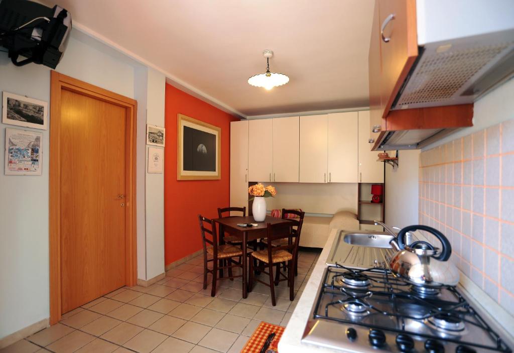 Kuchyň nebo kuchyňský kout v ubytování Bed & Breakfast Scicli