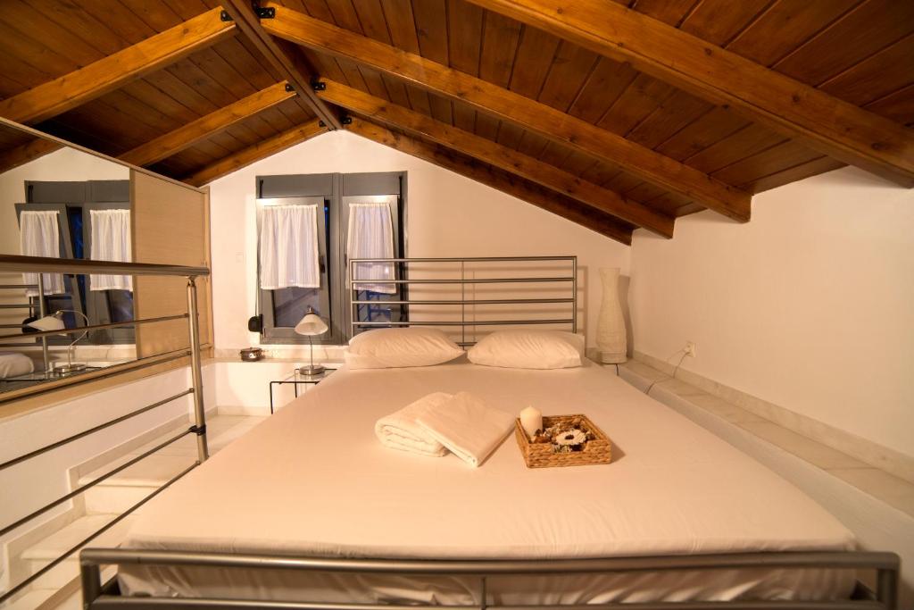Postel nebo postele na pokoji v ubytování Villa Elea
