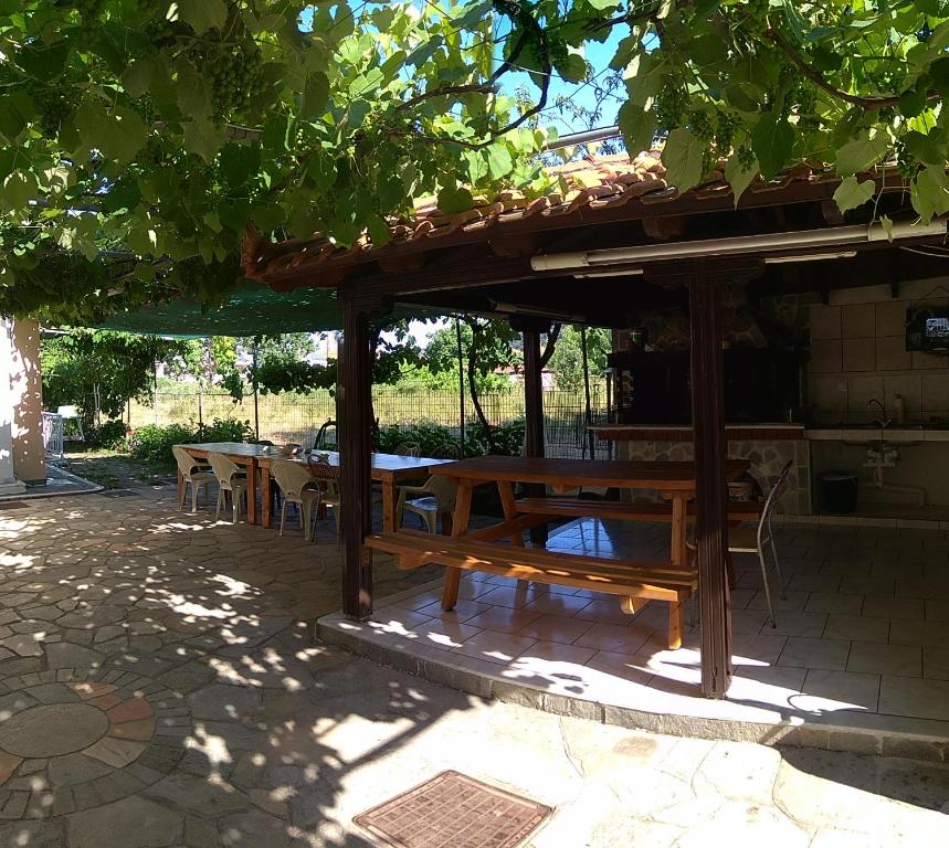 Restaurace v ubytování Porto Thassos Apartments & Studios