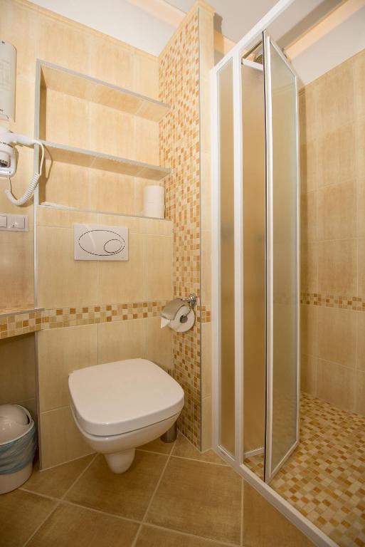 Koupelna v ubytování Villa Casteria