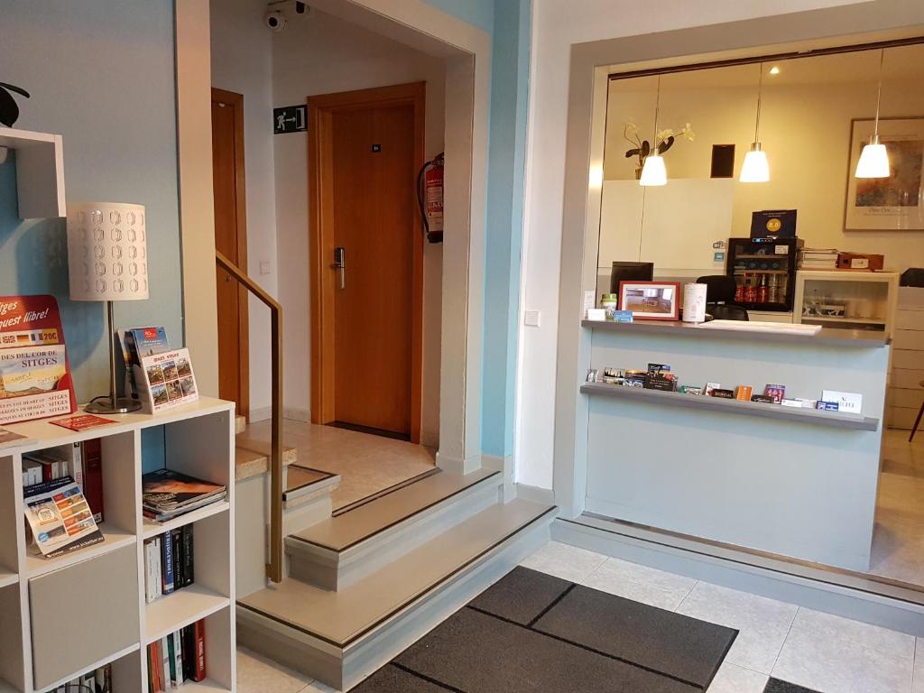 Kuchyň nebo kuchyňský kout v ubytování Hotel Alexandra Sitges