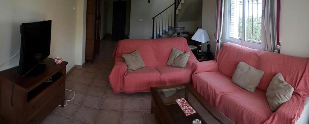 Posezení v ubytování Villas Alandalus