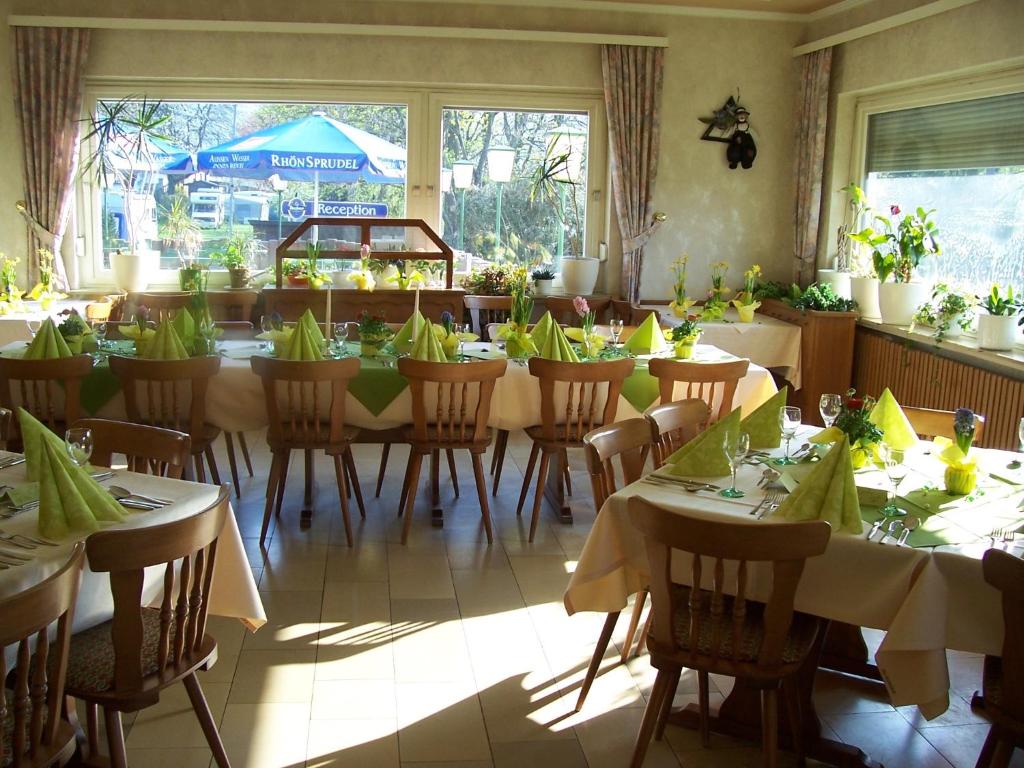 Restaurace v ubytování Gasthof Rhönperle