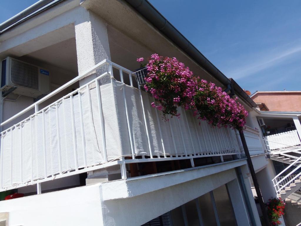 Balkón nebo terasa v ubytování Apartments Lana