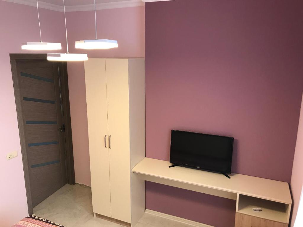 TV a/nebo společenská místnost v ubytování Guest House Kobuleti
