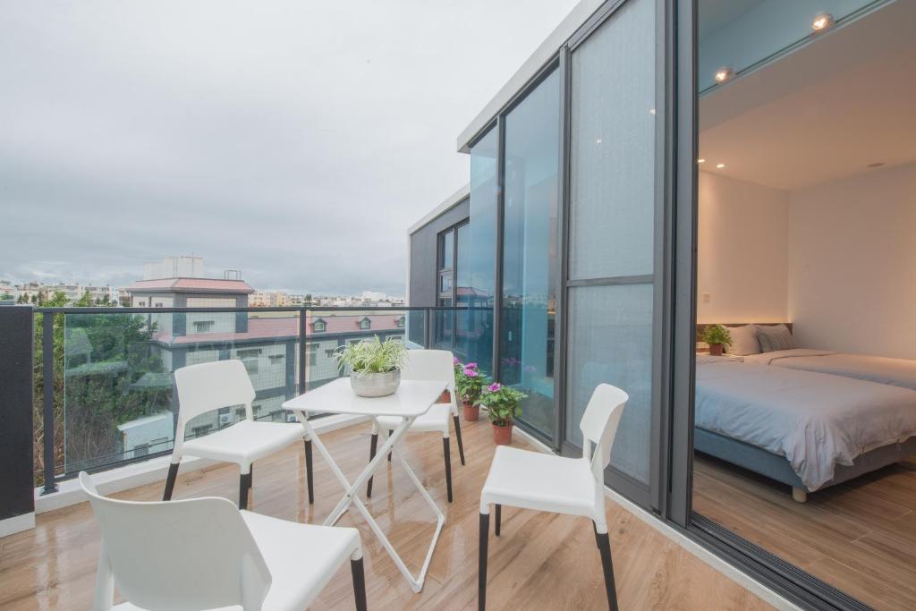 Balkón nebo terasa v ubytování Galilee B&B 加利利海民宿