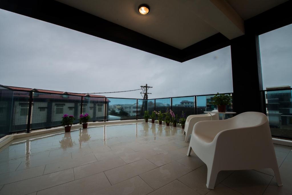 Balkón nebo terasa v ubytování Galilee B&B 加利利海民宿