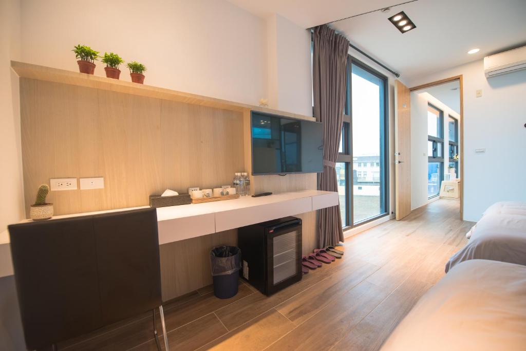 Kuchyň nebo kuchyňský kout v ubytování Galilee B&B 加利利海民宿