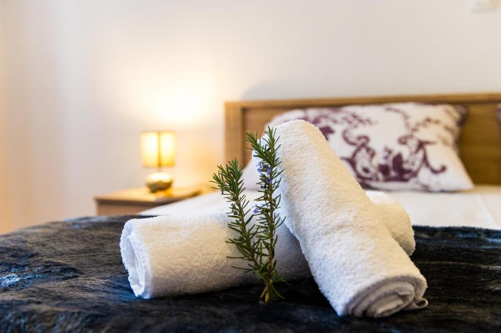 Posteľ alebo postele v izbe v ubytovaní Dundo Baldo Apartment