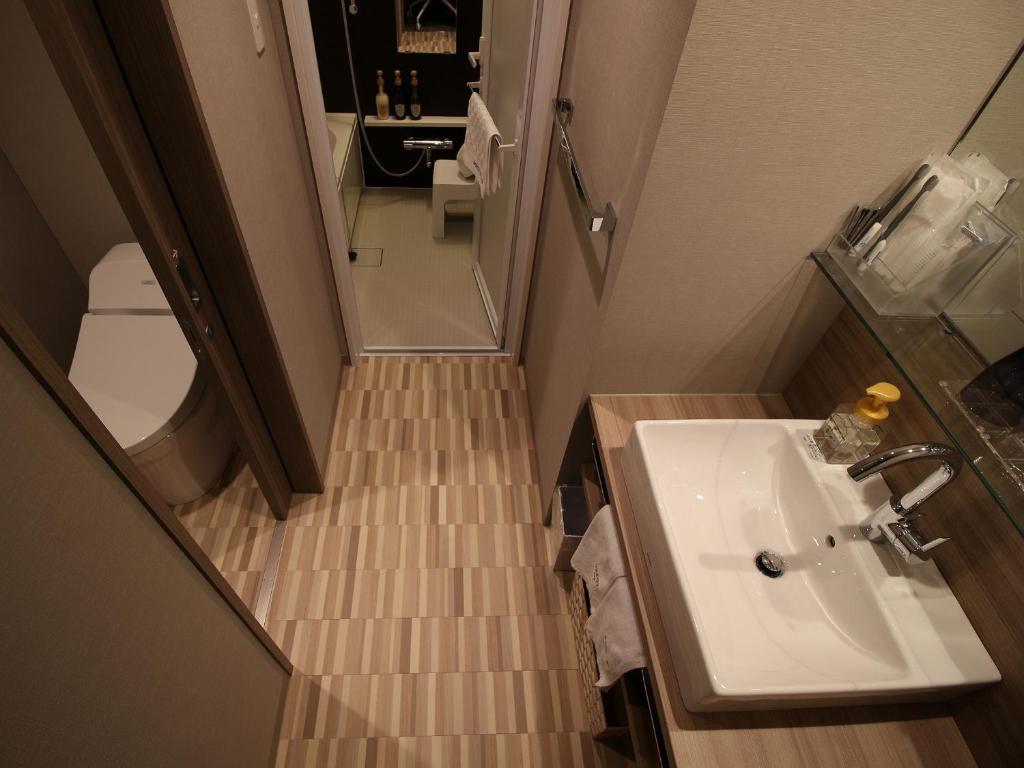 Koupelna v ubytování Meitetsu Inn Nagoyaeki Shinkansenguchi