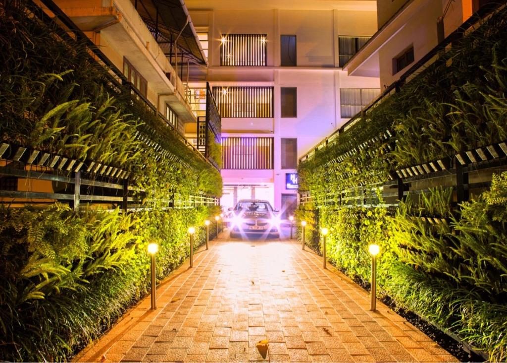 Zahrada ubytování Hotel Neighbourhood, Cochin