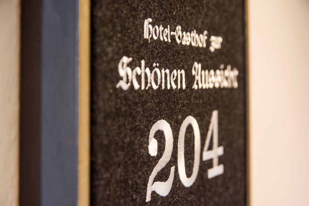 Certifikát, hodnocení, plakát nebo jiný dokument vystavený v ubytování Hotel-Gasthof zur Schönen Aussicht