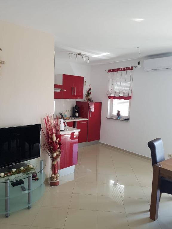 Kuchyňa alebo kuchynka v ubytovaní Apartment Kozina