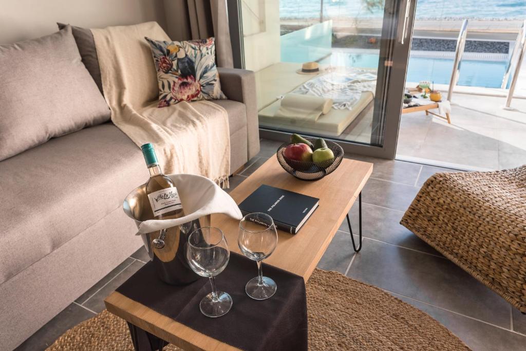 Posezení v ubytování Villa Di Mare Seaside Suites