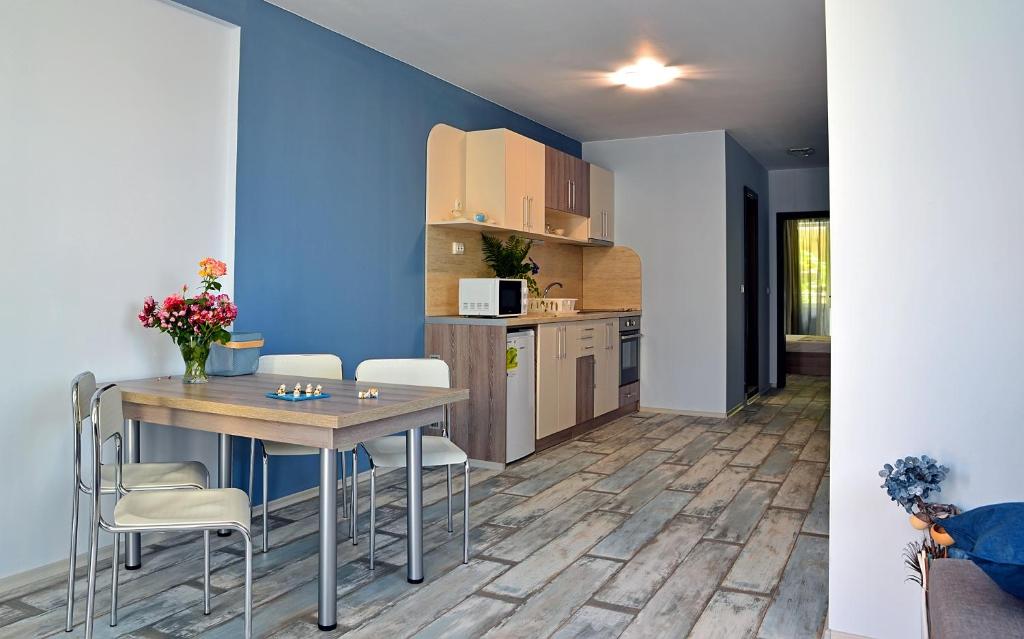 Kuchyň nebo kuchyňský kout v ubytování Visito Aparthouse