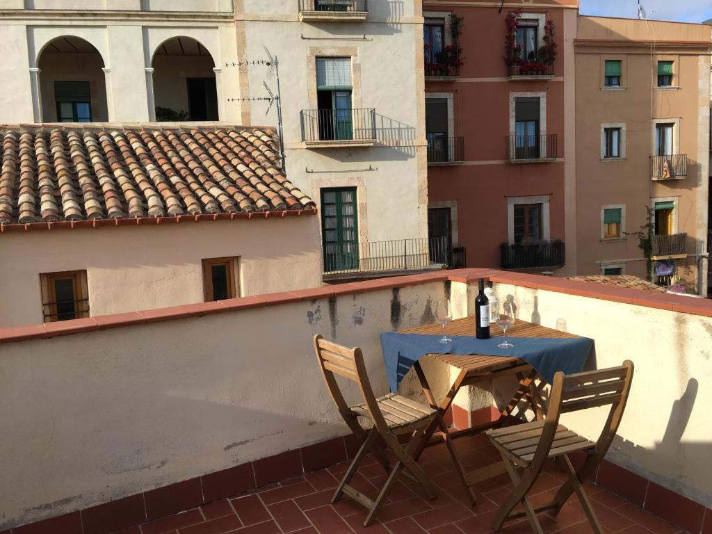Balkón nebo terasa v ubytování Apartamento en Plaza SEDASSOS Centro Historico