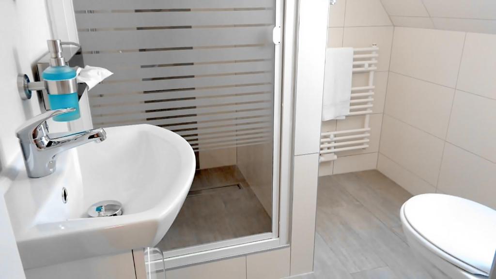 Koupelna v ubytování Hotel Stadt Soltau