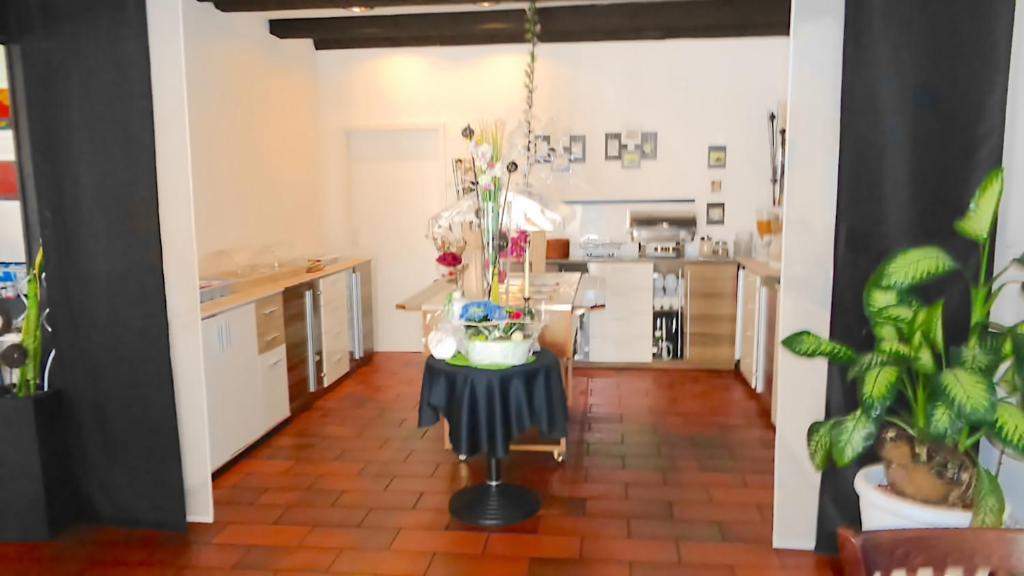 Kuchyň nebo kuchyňský kout v ubytování Hotel Stadt Soltau