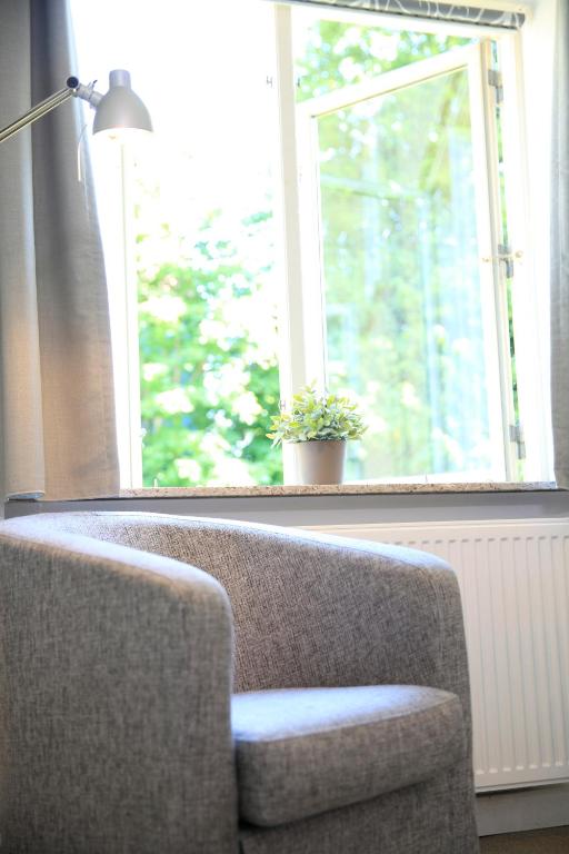 Istumisnurk majutusasutuses Hotel Skanderborghus