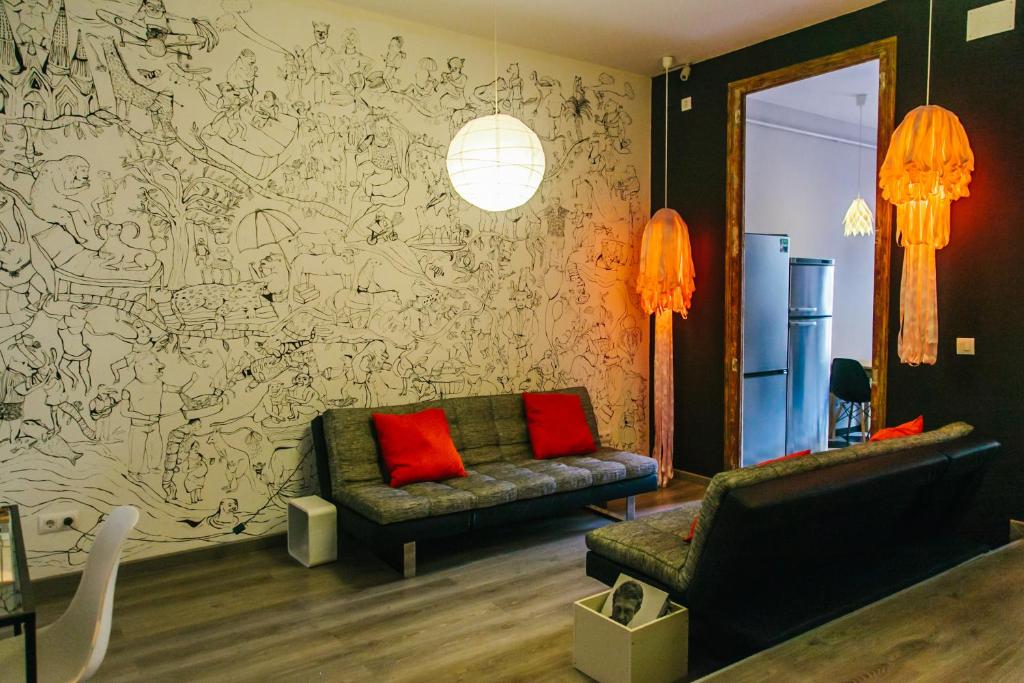 Posezení v ubytování ZOOROOMS Boutique Guesthouse