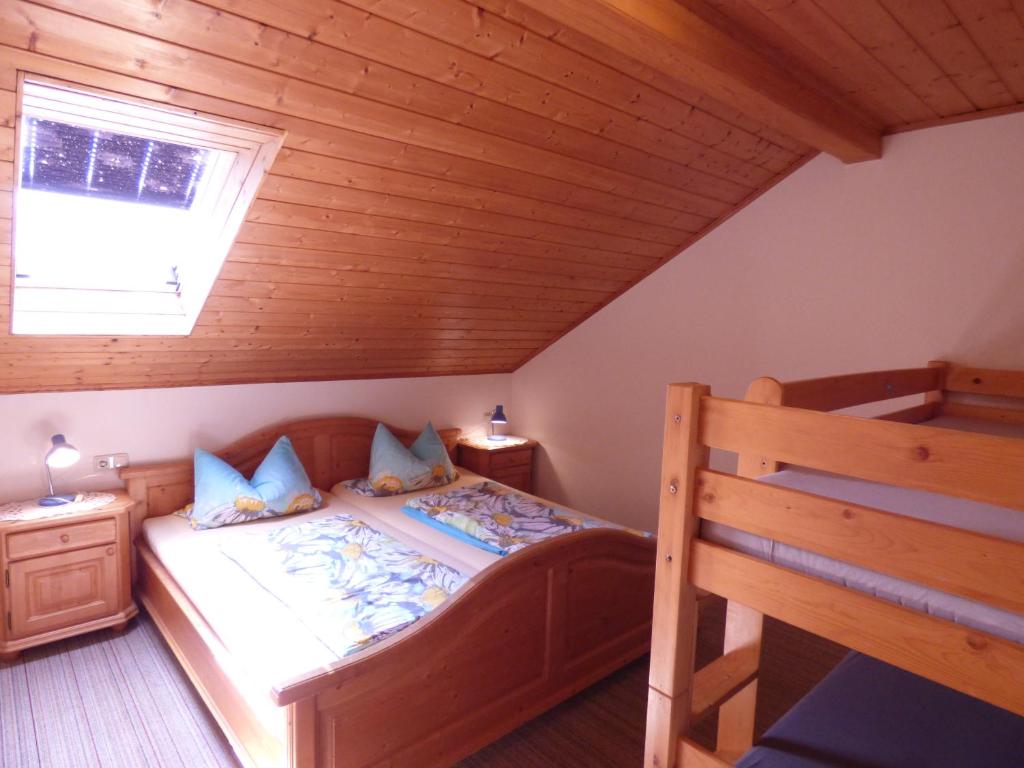 Postel nebo postele na pokoji v ubytování Gillingerhof