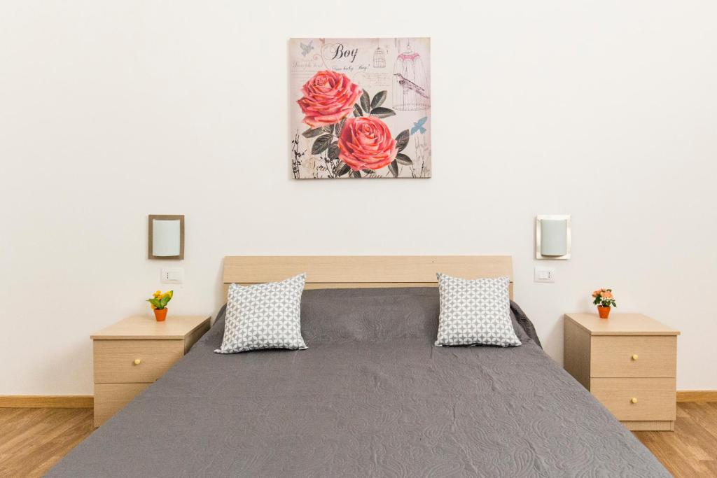 Posteľ alebo postele v izbe v ubytovaní La Casa del Barocco