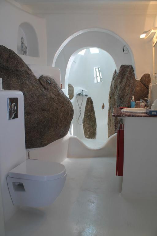 Kúpeľňa v ubytovaní Luxury Suites Poseidon