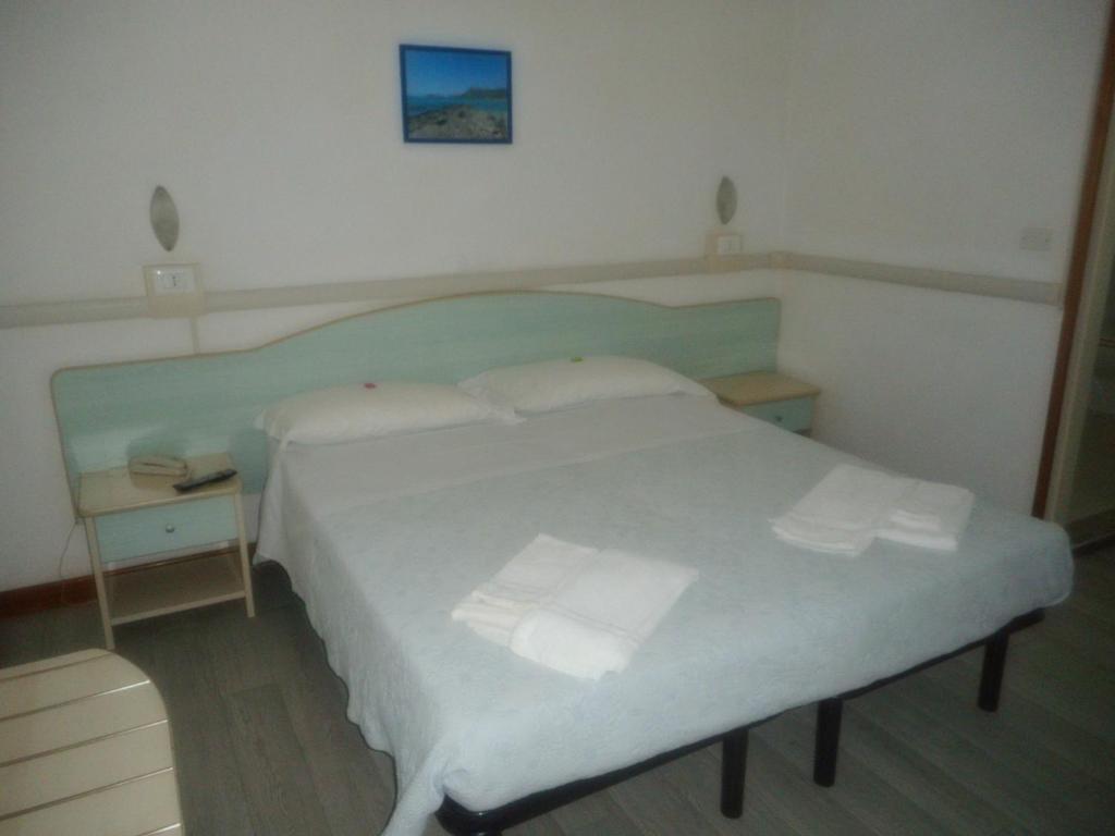 Postel nebo postele na pokoji v ubytování Hotel Carol