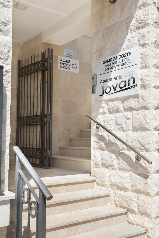 Certifikát, hodnocení, plakát nebo jiný dokument vystavený v ubytování Apartments Jovan