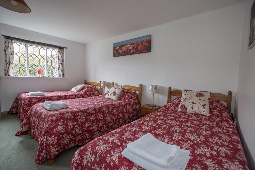 Katil atau katil-katil dalam bilik di Strawberry Cottage B&B