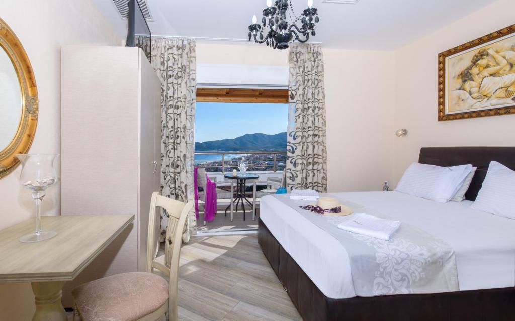 Nespecifikovaný výhled na hory nebo výhled na hory při pohledu z bed and breakfast