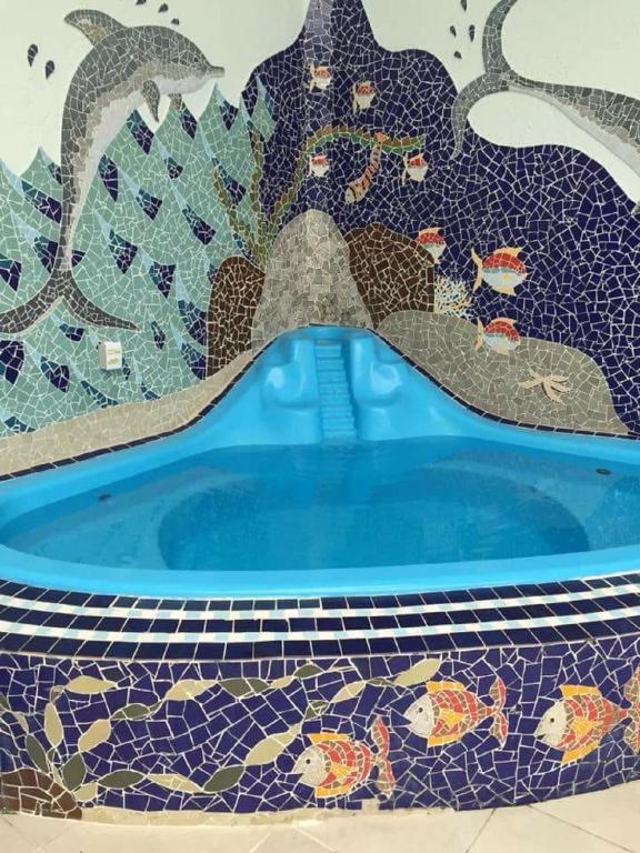  Apto completo com piscinas a 50 m do Mar