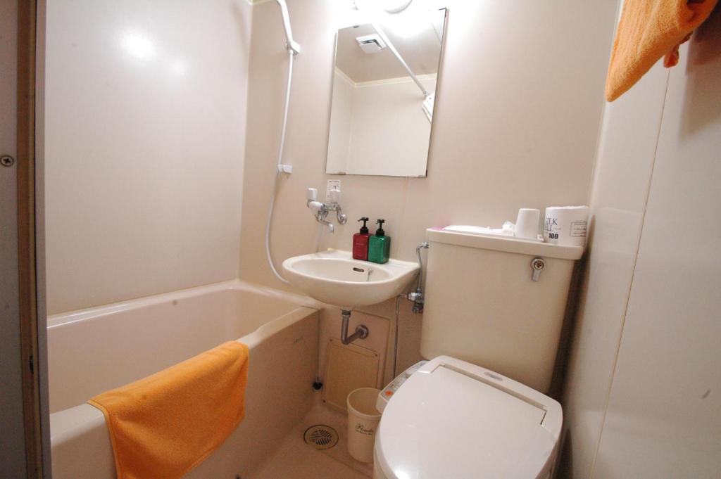 Koupelna v ubytování Hotel kakuban