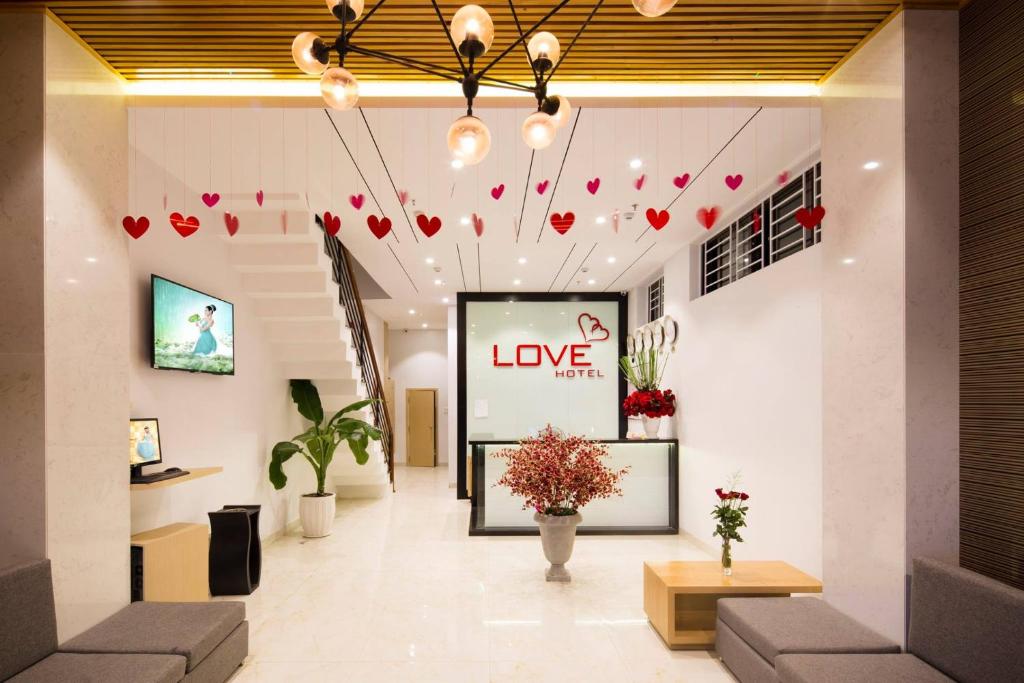 Lobby/Rezeption in der Unterkunft Love Hotel