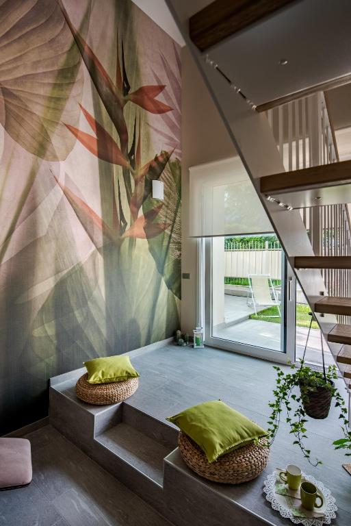 Postel nebo postele na pokoji v ubytování Hotel Vischi