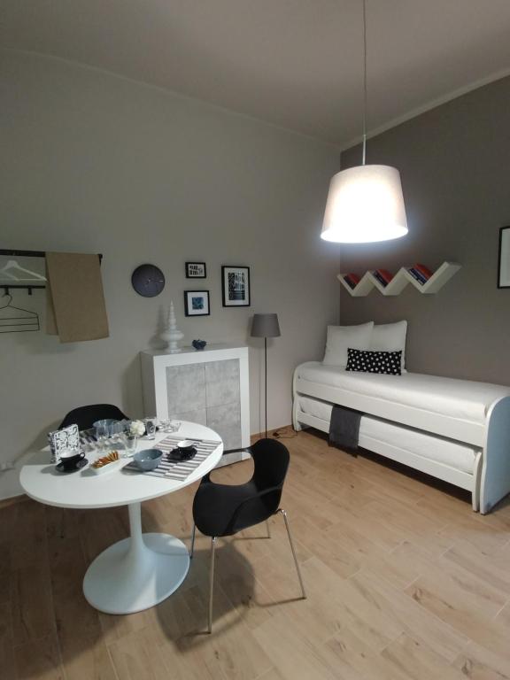 Postel nebo postele na pokoji v ubytování Diadumeno Superior Apartment