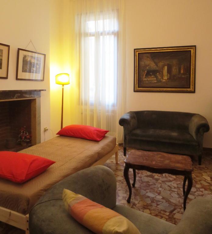 Posteľ alebo postele v izbe v ubytovaní Apartment Goldoni