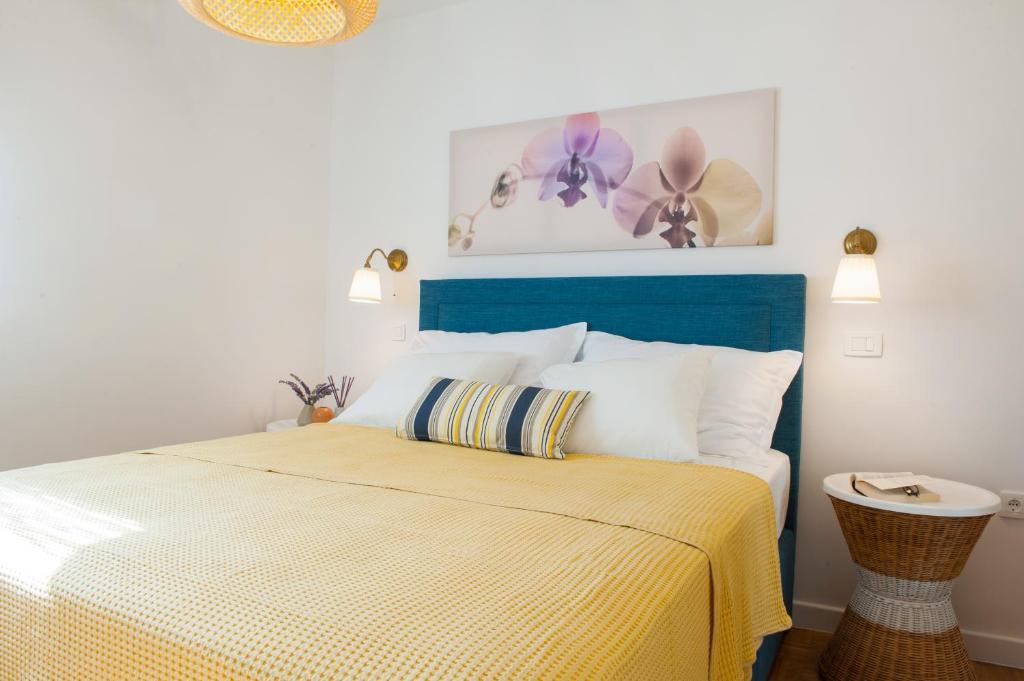 Posteľ alebo postele v izbe v ubytovaní Modern apartment near beach Split