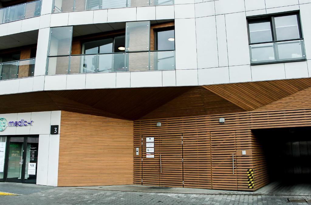 Modern Business Apartment close to City Centerの見取り図または間取り図